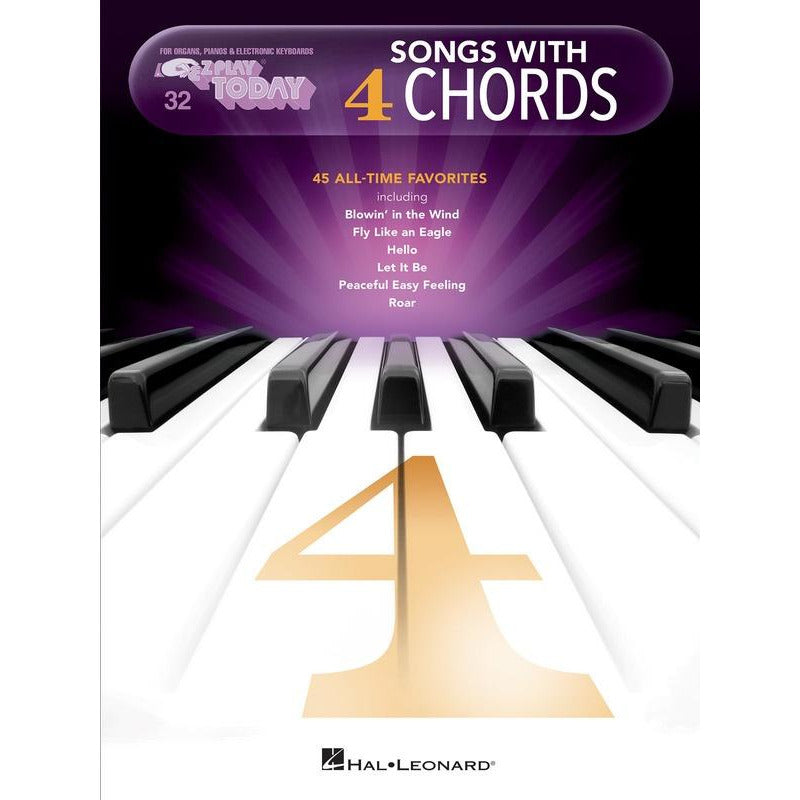 SONGS WITH 4 CHORDS EZ PLAY 32 - Music2u