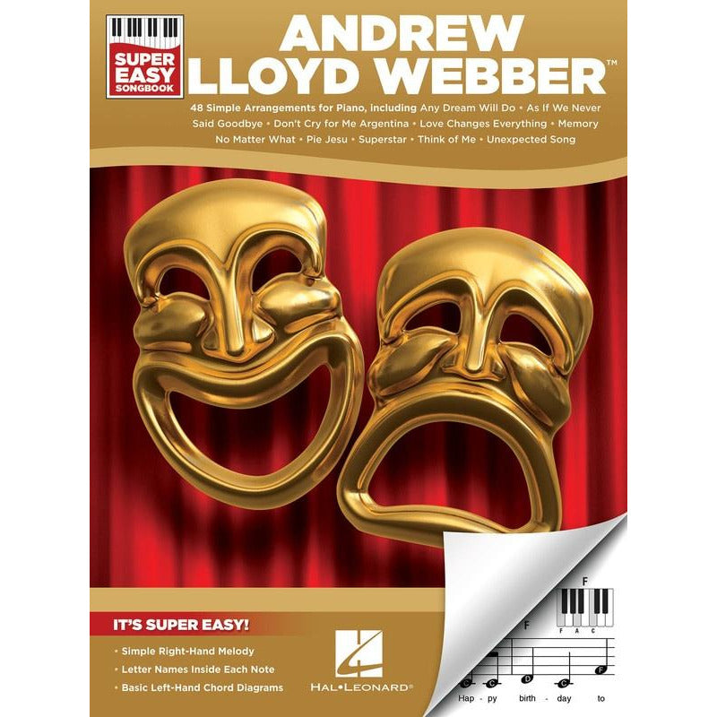 ANDREW LLOYD WEBBER SUPER EASY SONGBOOK - Music2u