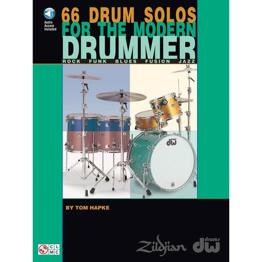 66 Drum Solos For The Modern Drummer Book/Cd