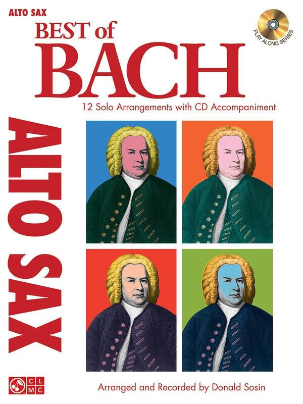 Best Of Bach For Alto Sax Bk/Cd