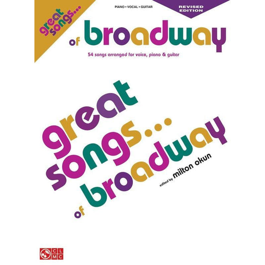 Great Songs Of Broadway PVG Revised Edition Book