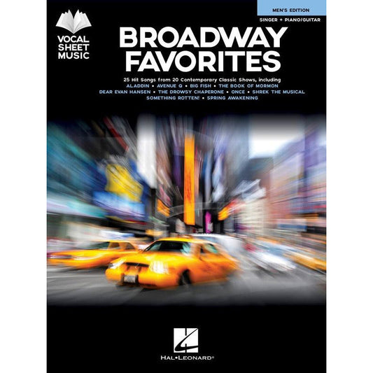 Broadway Favorites Mens Edition Book