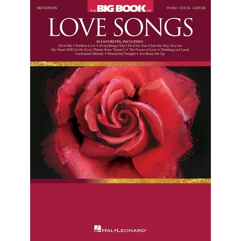 THE BIG BOOK OF LOVE SONGS PVG 3RD EDITION - Music2u