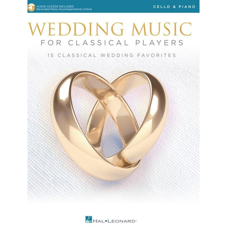 WEDDING MUSIC CLASSICAL PLAYERS CELLO/PIANO BK/OLA - Music2u
