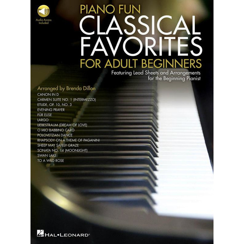 PIANO FUN CLASSICAL FAVORITES FOR ADULT BEGINNERS BK/OLA - Music2u