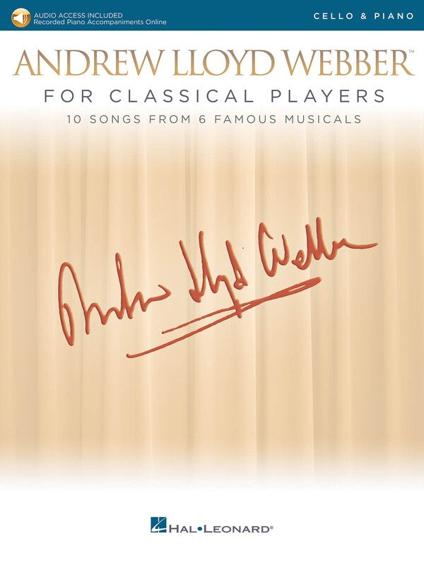 Lloyd Webber For Classical Players Cello/Piano Bl/Ola