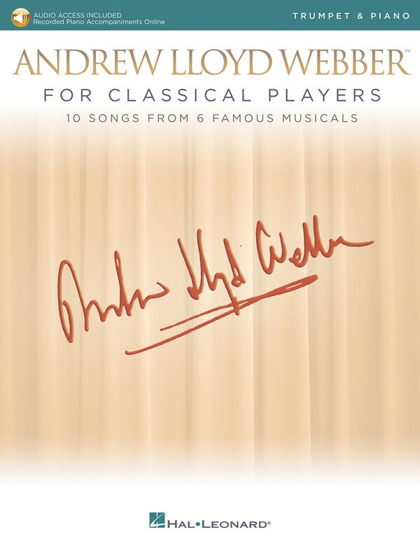 Lloyd Webber For Classical Players Trumpet/Piano Bk/Ola