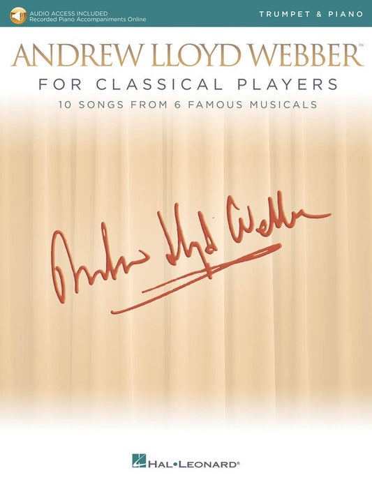 Lloyd Webber For Classical Players Trumpet/Piano Bk/Ola