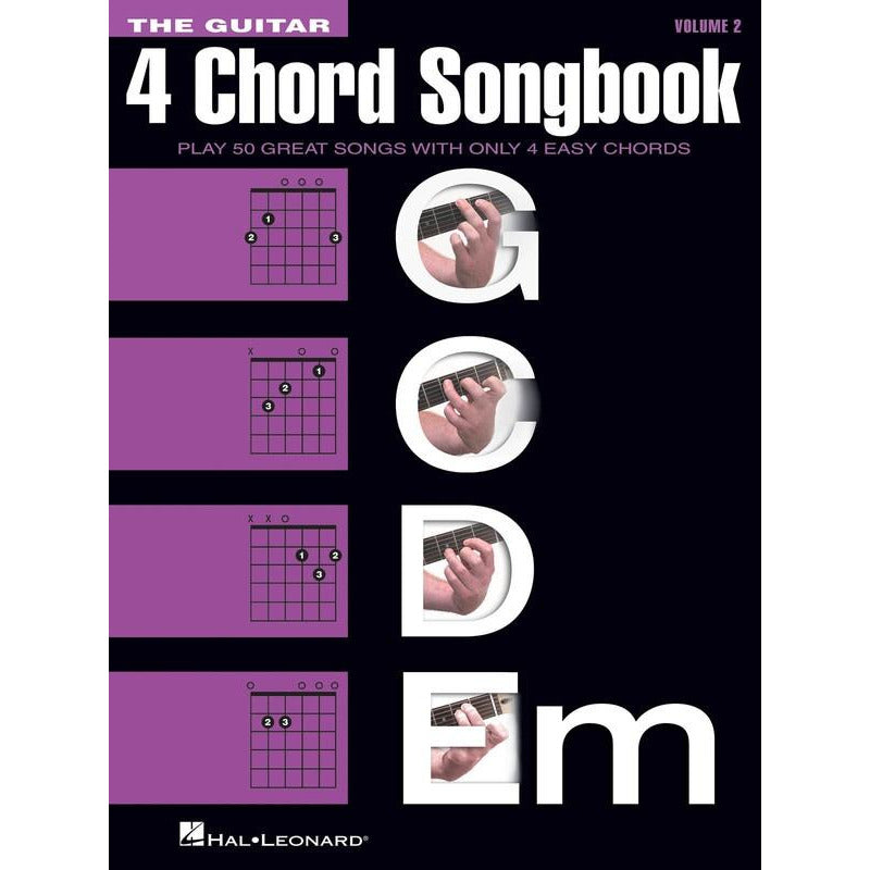 GUITAR 4 CHORD SONGBOOK VOL 2 G-C-D-EM - Music2u