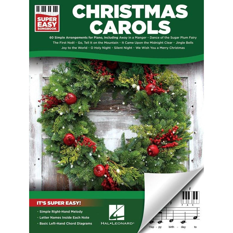 CHRISTMAS CAROLS SUPER EASY SONGBOOK - Music2u