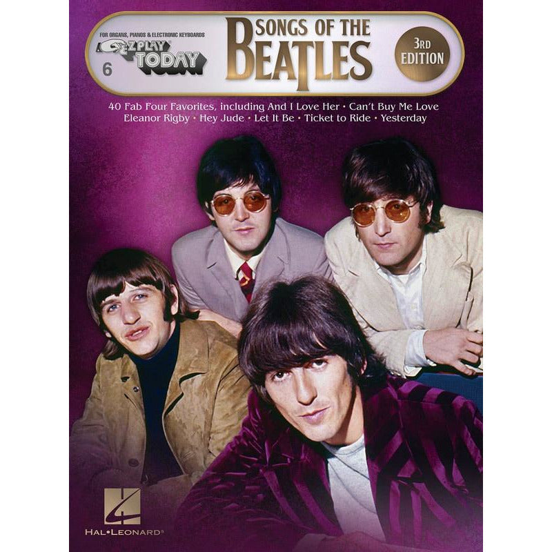 SONGS OF THE BEATLES 3RD EDITION EZ PLAY 6 - Music2u