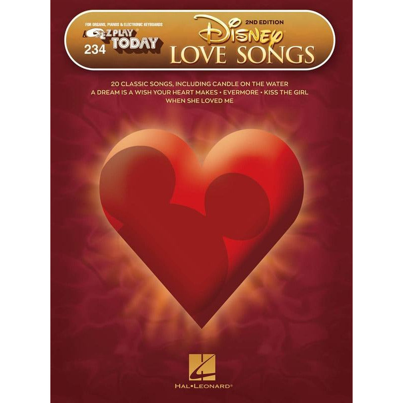 DISNEY LOVE SONGS 2ND EDITION EZ PLAY 234 - Music2u