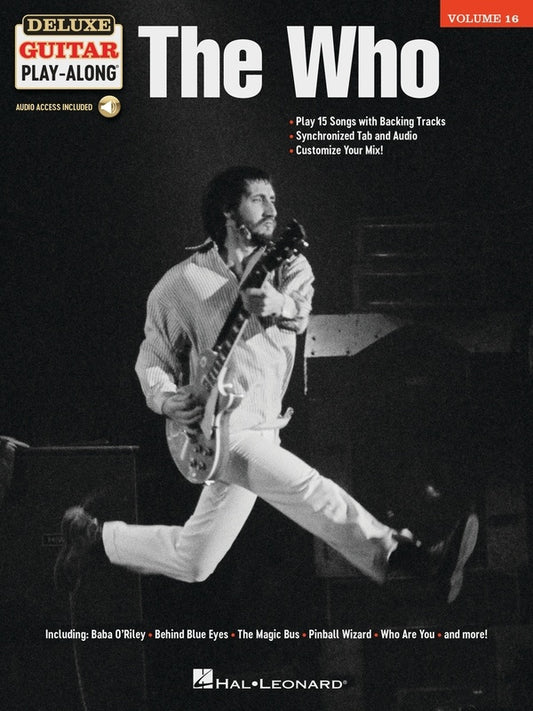 The Who - Deluxe Guitar Play Along Volume 16 Book/Ola