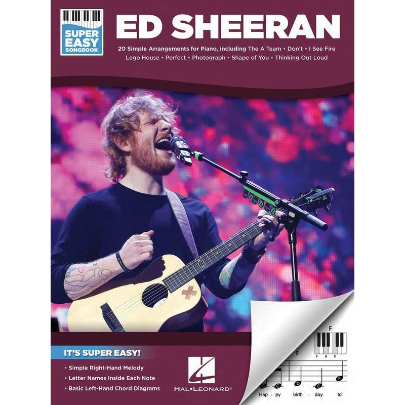 ED SHEERAN SUPER EASY SONGBOOK - Music2u