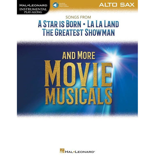 Songs From A Star Is Born La La Land Greatest Showman Alto Saxophone Play Along Book/Ola