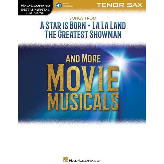 Songs From A Star Is Born La La Land Greatest Showman Tenor Sax Play Along Book/Ola