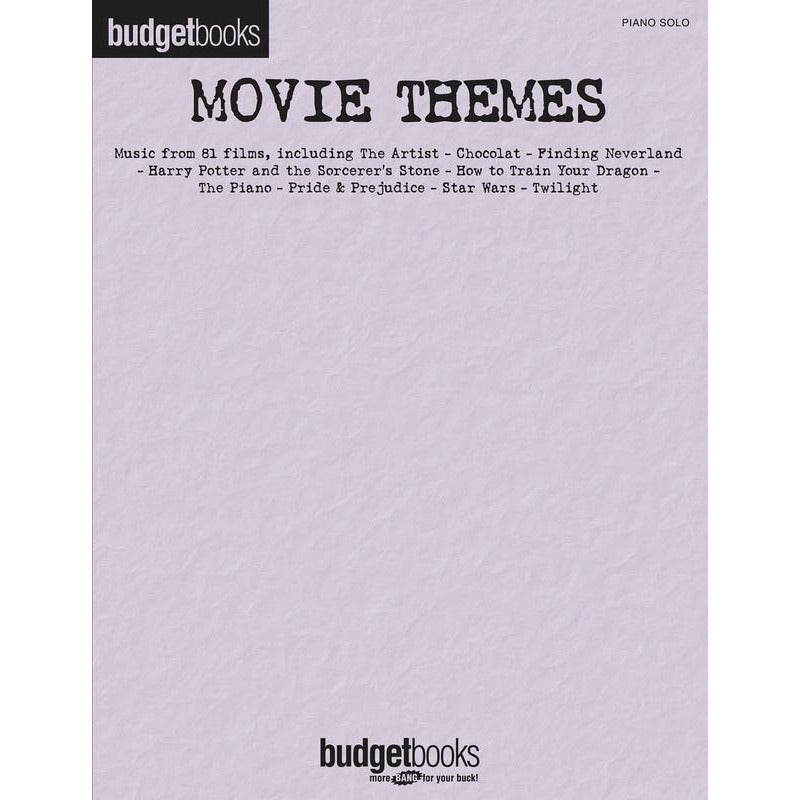 BUDGET BOOKS MOVIE THEMES PIANO SOLO - Music2u