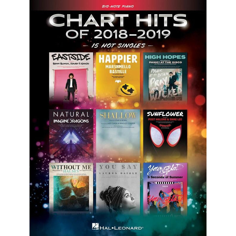 CHART HITS OF 2018-2019 BIG NOTE PIANO - Music2u