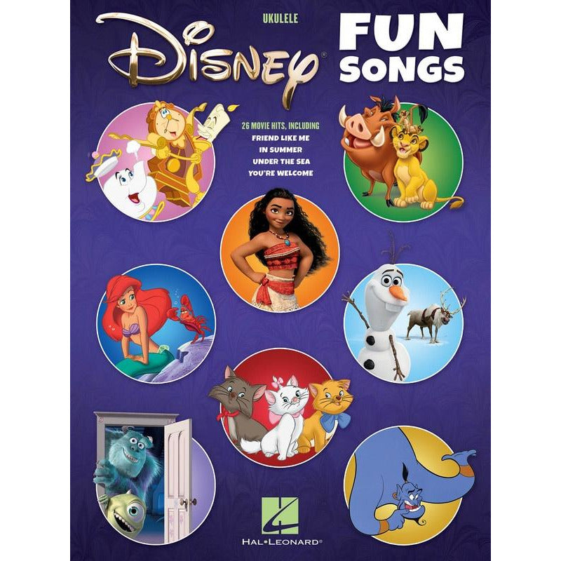 Disney Fun Songs For Ukulele Book