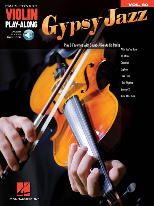 Gypsy Jazz Violin Playalong V80 Bk/Ola