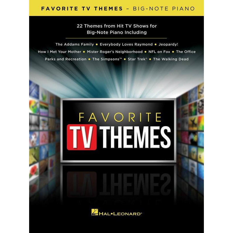 FAVORITE TV THEMES BIG NOTE PIANO - Music2u