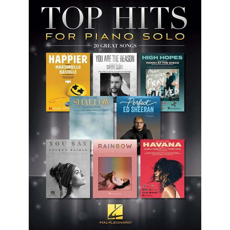 TOP HITS FOR PIANO SOLO 20 GREAT SONGS - Music2u