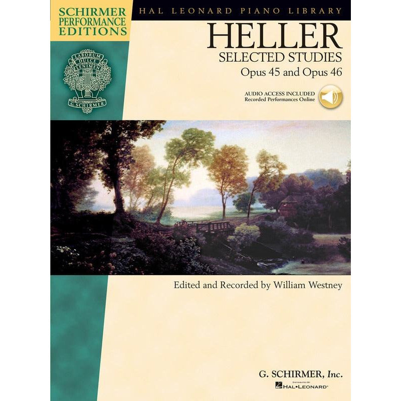 HELLER - SELECTED PIANO STUDIES OP 45 46 BK/OLA SPE - Music2u