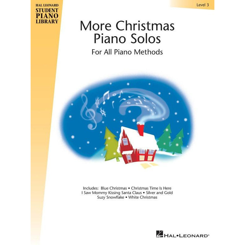 Hal Leonard More Christmas Piano Solos Level 3 Book