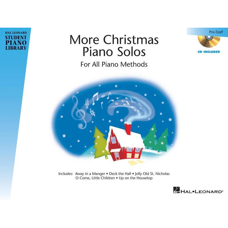 HLSPL MORE CHRISTMAS PIANO SOLOS PRESTAFF BK/CD - Music2u