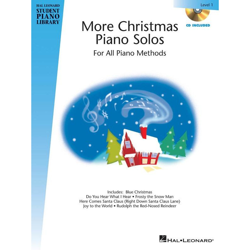 Hal Leonard More Christmas Piano Solos Level 1 Book/Cd