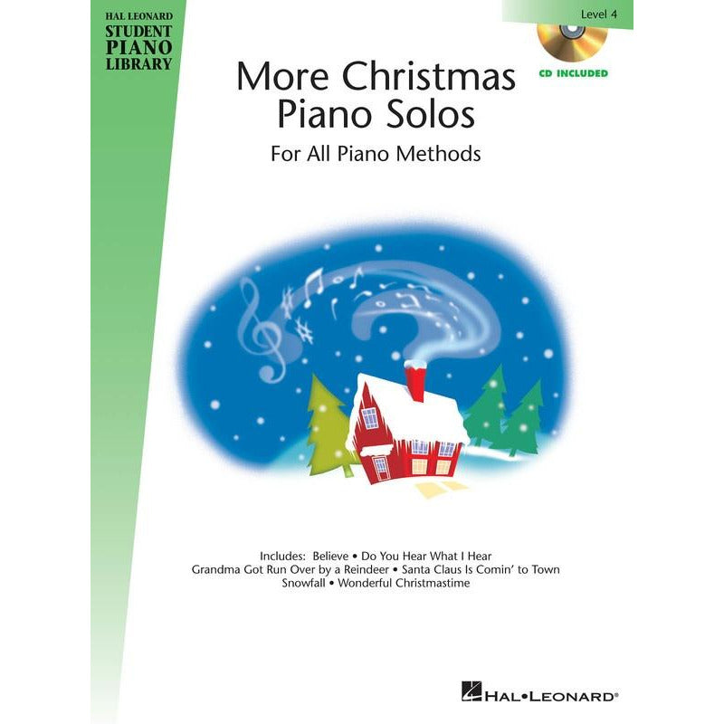 HLSPL MORE CHRISTMAS PIANO SOLOS LEV 4 BK/CD - Music2u