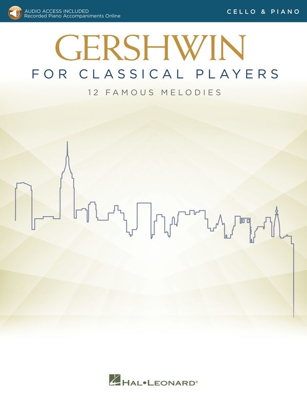 Gershwin For Classical Players Cello/Piano Bk/Ola