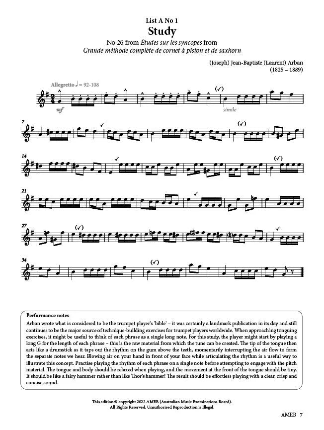 AMEB Trumpet Series 2 - Grade 5 Book