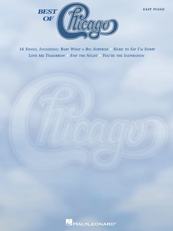 The Best Of Chicago Easy Piano Songbook