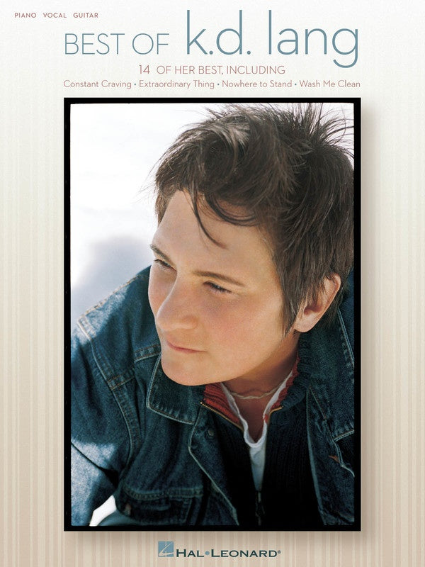 Best Of Kd Lang PVG Songbook