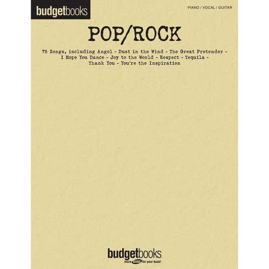 Budget Books Pop Rock PVG