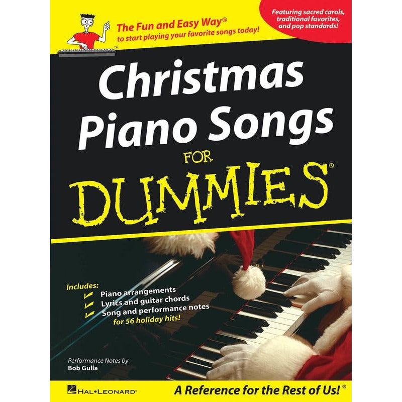 Christmas Piano Songs For Dummies PVG Songbook