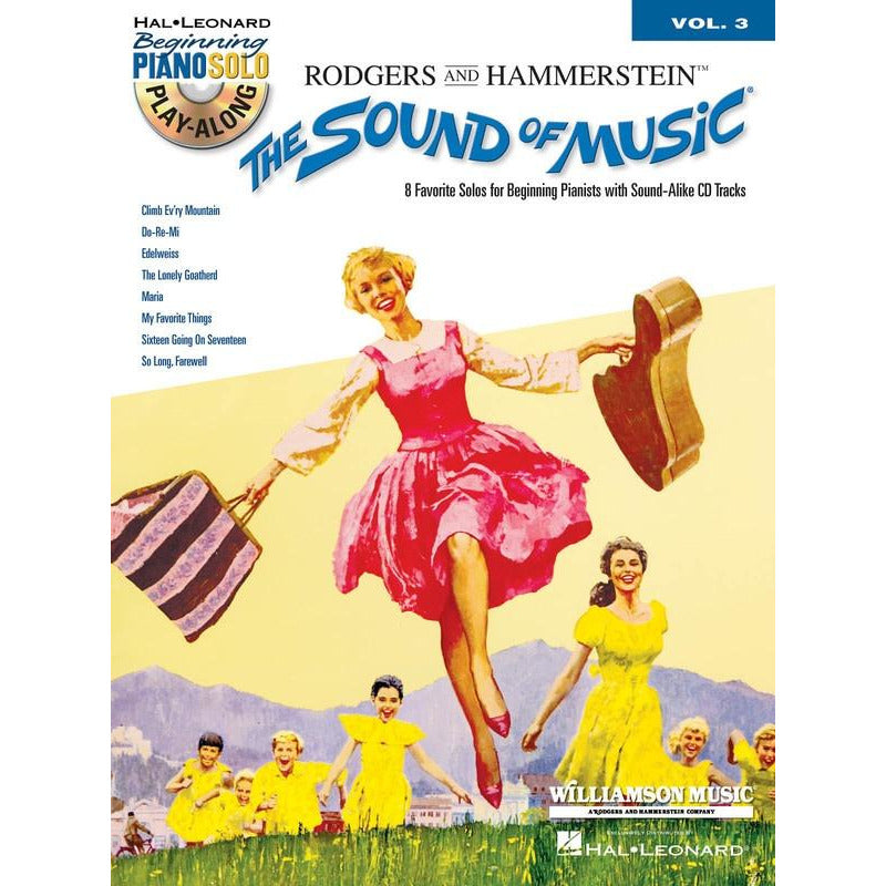 SOUND OF MUSIC BEG PIANO PLAY ALONG BK/CD V3 - Music2u