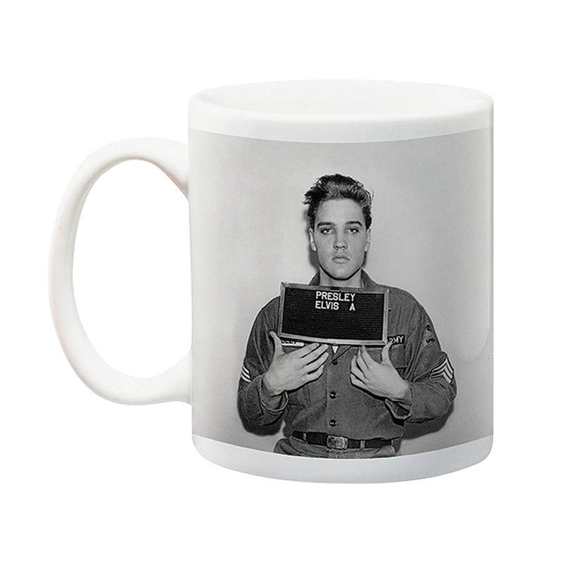 ELVIS PRESLEY ENLISTMENT MUG