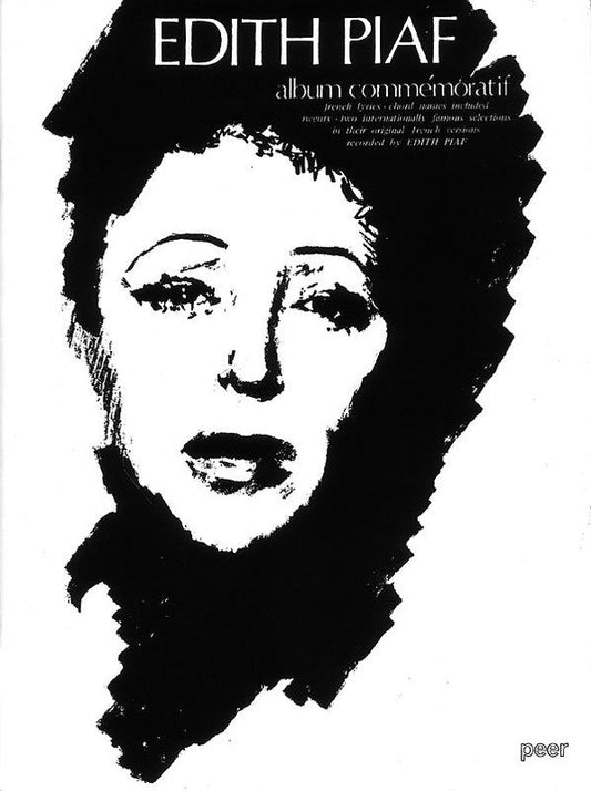 Edith Piaf Album Commemoratif PVG Songbook