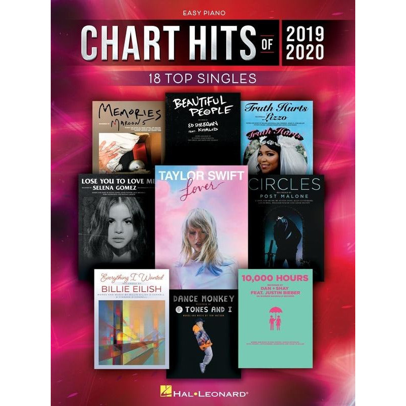 Chart Hits Of 2019-2020 Easy Piano