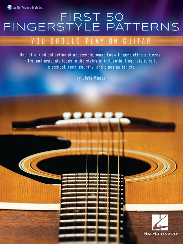 The First 50 Fingerstyle Patterns You Should Play on Guitar Book/Ola