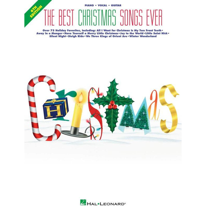 Best Christmas Songs Ever 6th Edition PVG Book