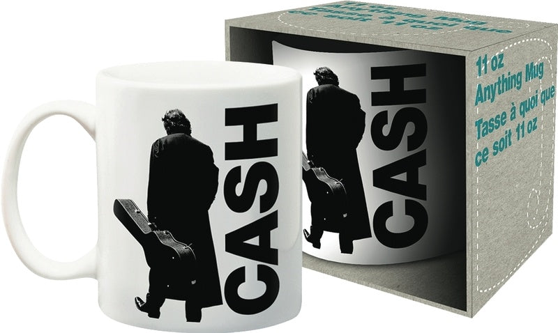 JOHNNY CASH - LONG BLACK COAT 8 OZ MUG