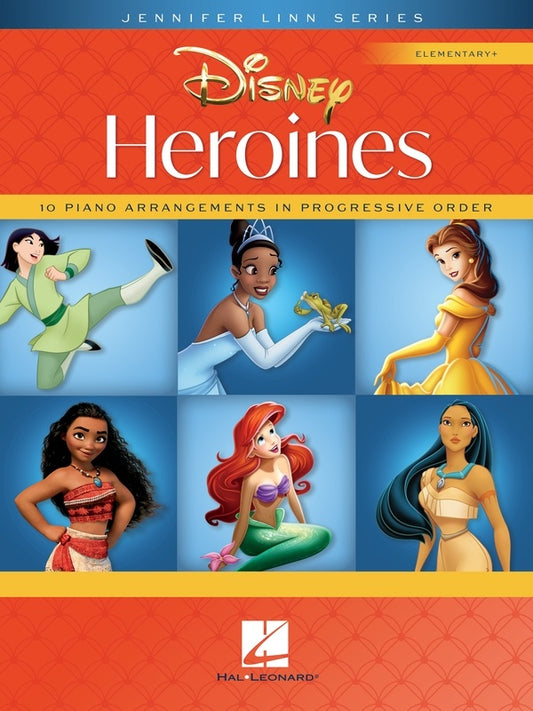 Disney Heroines - 10 Piano Arrangements Elementary Level Book