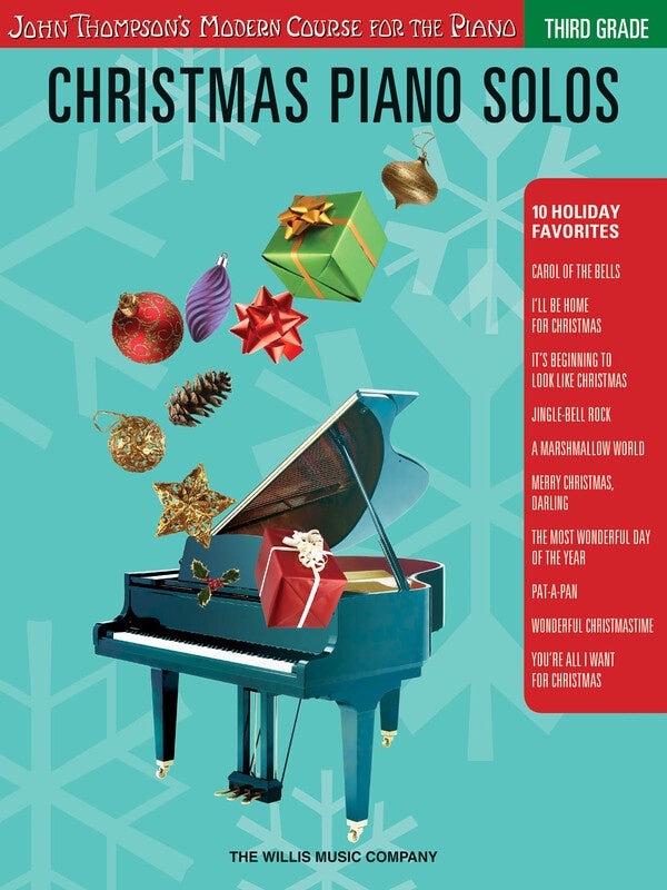 Christmas Piano Solos 3rd Grade Book