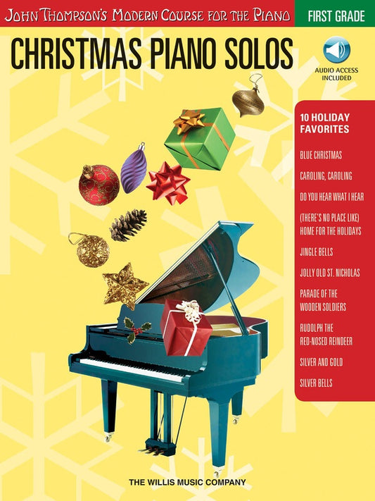 Christmas Piano Solos 1st Grade Book/Cd