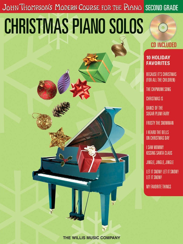 Christmas Piano Solos 2nd Grade Book/Cd