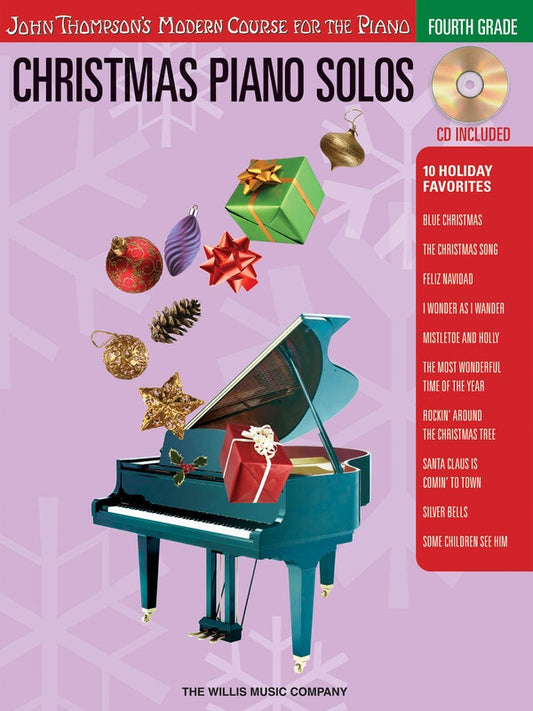 Christmas Piano Solos 4th Grade Book/Cd