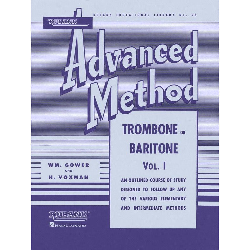 RUBANK ADVANCED METHOD TROMBONE VOL 1 - Music2u